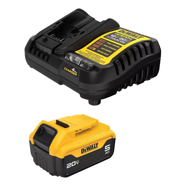 Kit de Inicio de Bateria DeWALT de Litio 20V 5AH