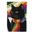 thumbnail image 2 of Rainbow Pride Garden Flag Double Sided Burlap, Small Black Cat Pansexual Garden Yard Flags Sign Banner Pride Month Outdoor Decoration, 2 of 6