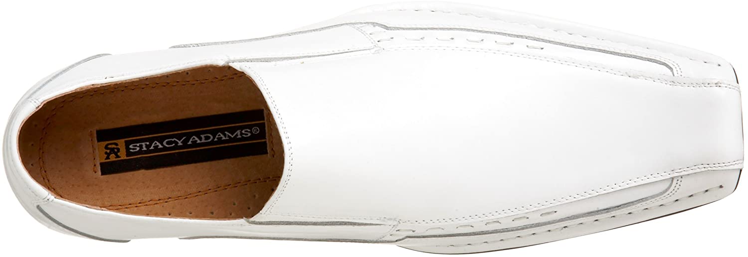 Men's Stacy Adams Templin 24507 White Leather 11 M - image 5 of 7