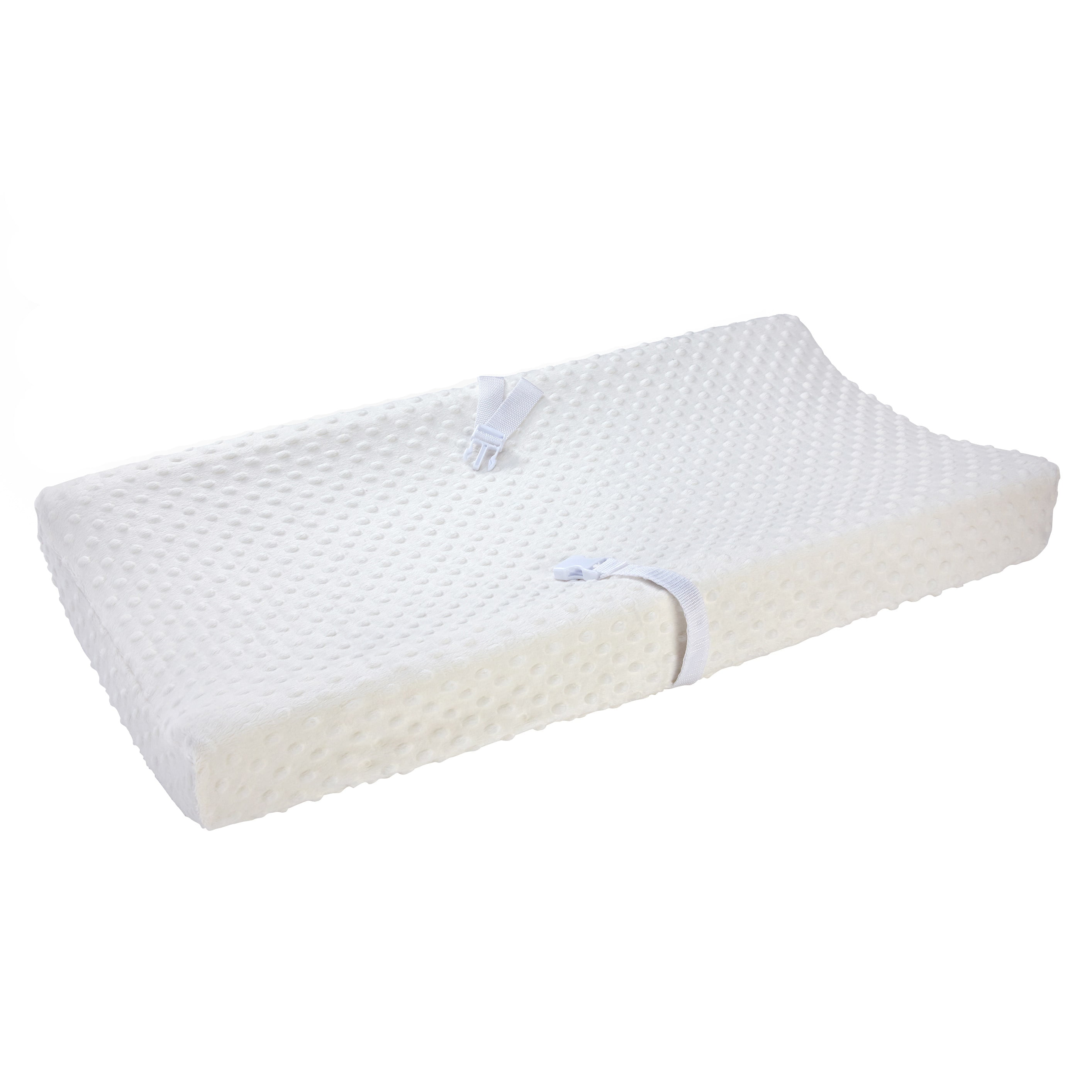 Carter's Changing Pad Cover Plush Velboa Bubble Dot Ecru
