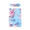 thumbnail image 5 of Infant Floral Swaddle Wrap Swaddling Sleeping Bag Blanket Headband Set, 5 of 5