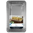 thumbnail image 6 of (2 pack) Mainstays Aluminum Full Steam Pan, 19.5" x 11.6", Giant Disposable Catering Pan, 2 Count, 6 of 6
