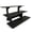 Ebony, variant on 3-Tier Straight Retail Table Display Stand with Shelves for Products | 3 Step Straight Display Rack for Counter Top, Craft Shows, Farmers Market, Trade Shows, Pop ups, Soap Display, Candles (Ebony)