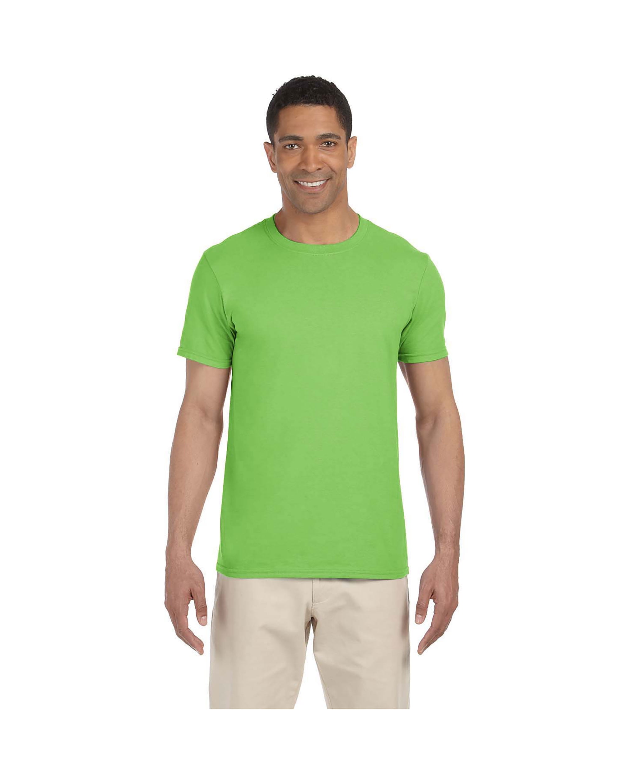 Download Gildan - Gildan Men's Softstyle Preshrunk Tearaway Label T-Shirt, Style G64000 - Walmart.com ...