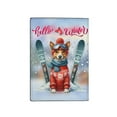 thumbnail image 2 of Hello Welcome Winter The Ski Basenji Snowy Day Travel Passport Wallet African Barkless Dog Lover PU Leather Passport Holder Cover - 13013, 2 of 5