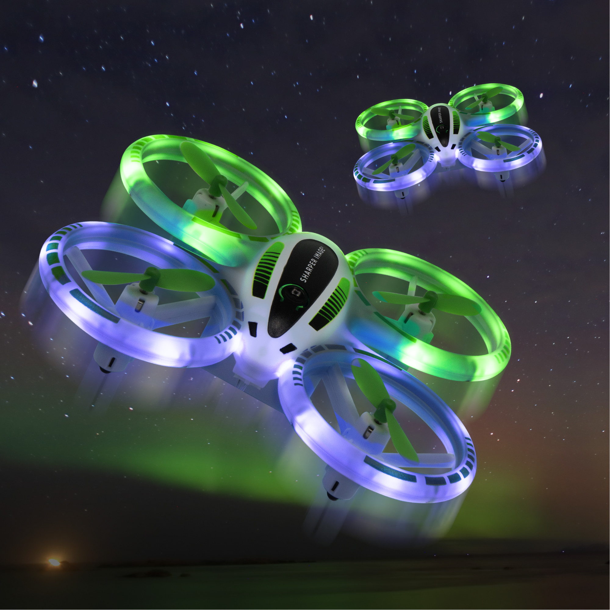 Sharper Image® 2.4GHz RC Glow up Stunt Drone with LED Lights, 8.8 in x 3.5 in - image 3 of 11