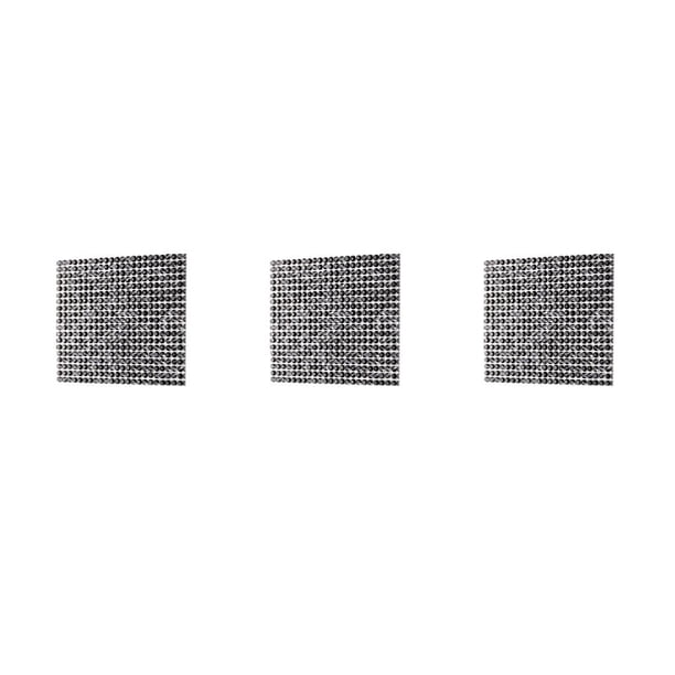 Cateissary Cinta de diamantes de imitación de cristal adhesivo brillante conveniente usando exquisitos suministros para el hogar negro 8 cinta de Type1 NO1
