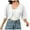 White, variant on Casual Loose Short-Sleeve Cropped Cardigan for Women– Lightweight Solid Summer Cover-up Sheer Cardigans for Dress Flattering Fit & Versatile Style