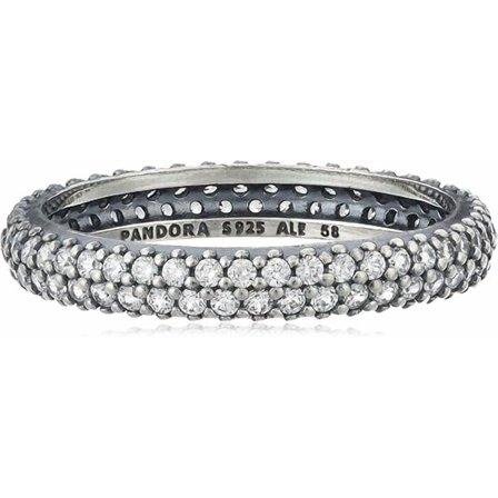 Authentic Inspiration Within Clear Cubic Zirconia Ring in Sterling Silver, 1909à