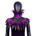 thumbnail image 4 of GDEGE Shawl Wraps Feather Cutout Gradient Carnival Festival Party Fashion Shawl Wraps Masquerade Performance Accessories for Evening Party Ceremonies, 4 of 4