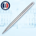 thumbnail image 2 of Bolígrafo Waterman Hémisphère de acero inoxidable, color azul medio, 2 of 7