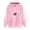 Pink, variant on Plus Size Tops for Women Hooded Rugby Printed Off Shoulder Sleeves Long Sleeved Sweatshirt Womens Sweatshirts Army Green XXL