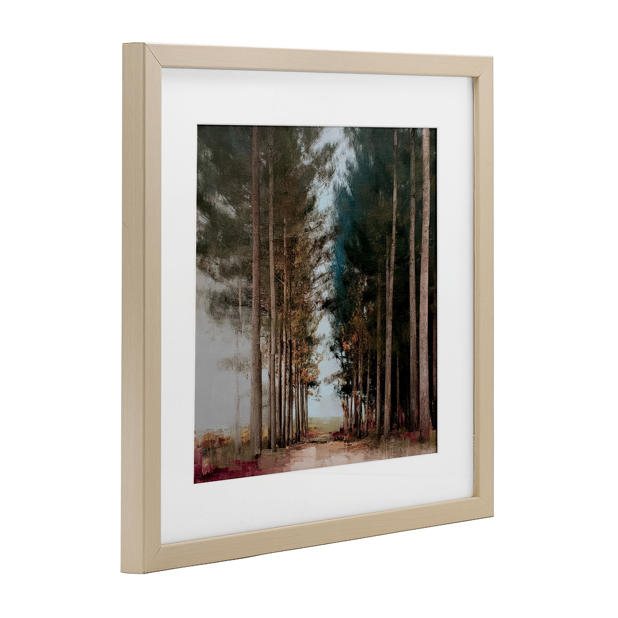 Stupell Industries Tall Trees Pathway Birch Framed Print Under Glass, design by Kim Curinga