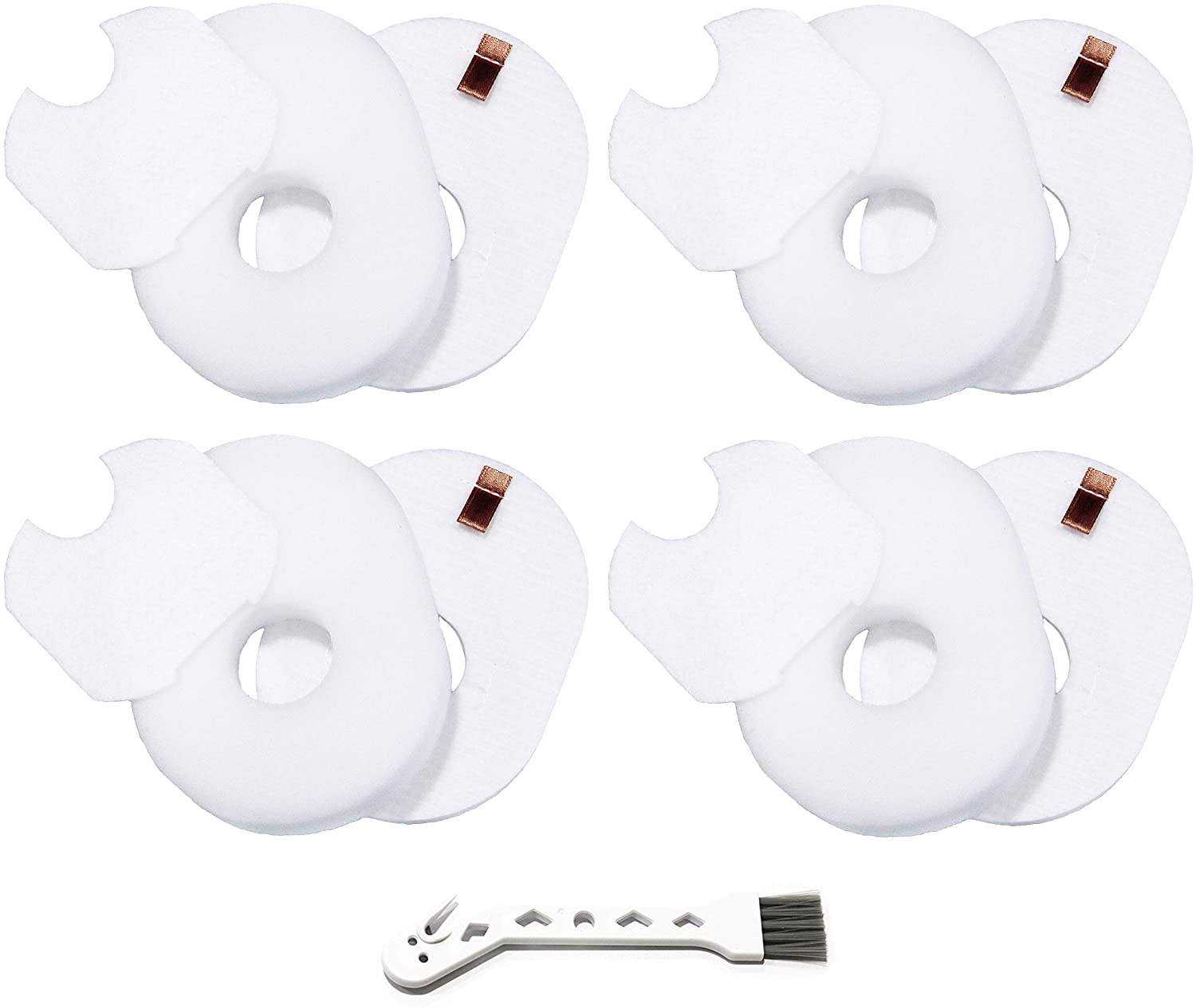 2 Sets Replacement Filter Kit For Shark Rocket HV300, HV301, HV302