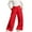 Red, variant on Cethrio Girls Wide Leg Sweatpants Size 10-12T, Casual Warm Open Bottom Relaxed Fit Athletic Pants Gray
