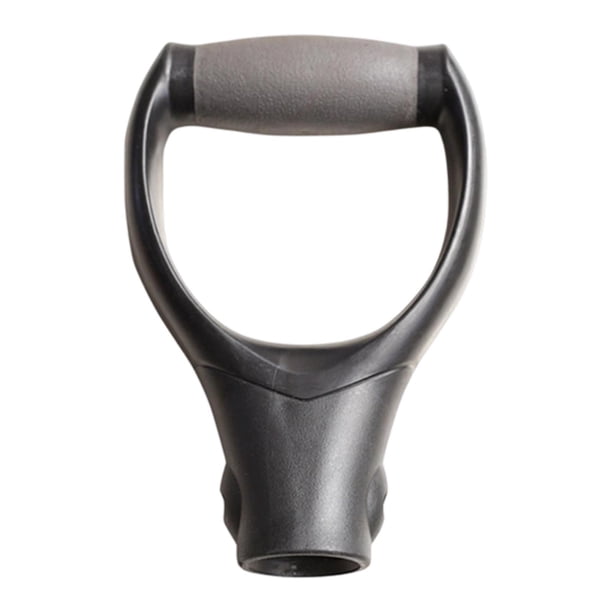 Mango de pala cómodo para rastrillos de césped de exterior, repuesto universal para patio Forma de D curva