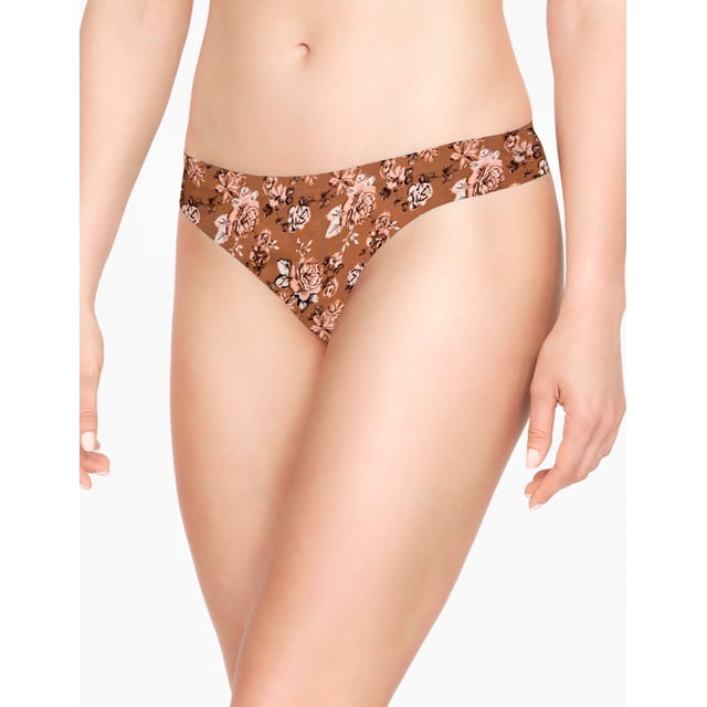 Paquete de 3 Tangas Invisibles Tatys Fashion Multicolor sin Costuras Corte Láser para Mujer