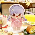 thumbnail image 3 of Muñeca IDol Kawaii con ropa, muñeco de estrella de peluche de Anime, figura de dibujos animados, juguetes encantadores, regalo de cumpleaños para niños y niñas, 20cm, 3 of 4