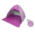 thumbnail image 4 of Tente up, Tente de Plage, Tente Portable, UPF 50, Protection Solaire up Beach Rayures Roses G, 4 of 9