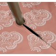 thumbnail image 3 of Vargottam Indoor/OutdoorTablecloth58x82 Inch RectangleTablecloth with Umbrella Hole and Zip- Waterproof PatioTableCloths- TableCovers for Backyard RectangularTable- Peach3, 3 of 5