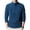 Blue, variant on Men's Quarter Zip Pullover Long Sleeve Mock Neck Casual Fleece Sweater Top