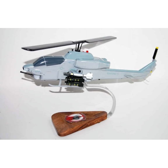 Bell® AH-1W SuperCobra, HMLA-469 Vengeance, 16" Mahogany Scale Model