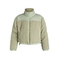 thumbnail image 5 of Liv & Lottie Women’s Teddy Fleece Puffer Jacket with Pockets, Sizes S-XL, 5 of 5