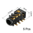 thumbnail image 2 of 3.5 mm Audio Jack Connector PCB Mount Female Socket 8Pin PJ-393 5pcs, 2 of 4
