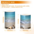 thumbnail image 3 of Electronic Candle Light Combination 3x5In, 3x4In Flameless Candle Plastic Festive Decoration Party Christmas Decoration Sea Shell, 3 of 7
