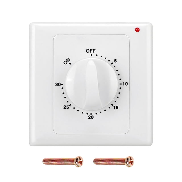 Countdown Timer Switch AC220V Electronic Mechanical Countdown Controller 86Panel