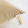 thumbnail image 3 of Ntbay 2 Pack Microfiber Soft Tiny Pillows, Machine Washable Travel Pillows, 11" x 7", Khaki, 3 of 5