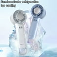 thumbnail image 3 of HEVIRGO Portable Cooling Fan Cool and Comfortable Ice Fan with a Cooling Switch Personal Rechargeable Air Conditioner Portable Advanced Cool Fan for Indoor Outdoor, 1PC, 3 of 10