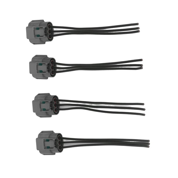 ,4 piezas Cable de bobina de encendido Cable de bobina de encendido Enchufe del arnés Diseño de clase mundial