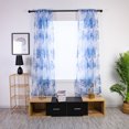 thumbnail image 5 of 2X A Curtain Trees Sheer Curtain Tulle Window Treatment Voile Drape Valance Fabric Curtain, 5 of 9