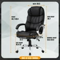 thumbnail image 4 of BestOffice Ergonomic Office Chair, Lumbar Support, Rolling Swivel for Men, Women(Black), 4 of 7