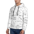 thumbnail image 2 of Hoodies for Men - Print equation Math Long Sleeve Comfrt Men'S Fashion Hoodies & Sweatshirts, Sweatshirts for Men Hoodies Pullover Clothing Clothes with Pouch, 2 of 7