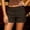 #Brown, variant on Women's High Waist Dual Side Button Dress Chino Shorts,Straight Leg Work Shorts with Pockets,Beige,Women's Plus Size L