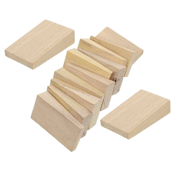 CHICHUMID Time Saving Repair 12Pcs Tapered Wood Shims for Axes and Hammers Light Brown Handle Wedge Set Gardeners