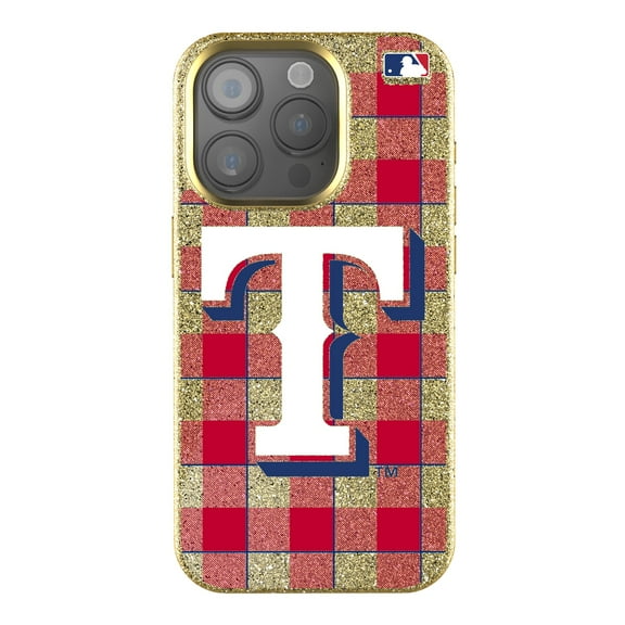 Keyscaper Texas Rangers Plaid Bling iPhone Case