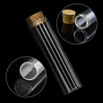 thumbnail image 3 of 30pcs 25ml Glass Test Tubes, 20100mm Clear Flat Test Tubes With Cork Stoppers For Scientific Experiments, Bath Salt And Candy Storage(bejoey), 3 of 5