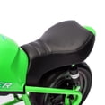 thumbnail image 5 of 24V 9AH Electric Dirt Bike, 12 MPH & 110lb Max, 350W Ride On Toy for Big Kids w/14in EVA Wheels & Metal Frame, Twist Grip Throttle, Dual Suspension, Music, Light, Kids Motorcycle for Kids 6+, Green, 5 of 6