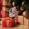 thumbnail image 5 of Moocorvic 26 Initial Letters Christmas Tree Decoration Pink Snowman Hanging Xmas Ornaments(R), 5 of 5