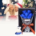 thumbnail image 4 of Caja de regalo con 7 rosas de jabón, ramo de oso de peluche, regalo del Día de San Valentín para fiesta de cumpleaños y aniversario, 4 of 7