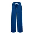thumbnail image 5 of SnnmBlm Men's Extended Sizes Jersey Knit Sleep Pajama Lounge Pant Royal Blue 3XL, 5 of 7