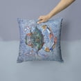thumbnail image 2 of Carolines Treasures 8149PW1414 Crab Decorative Canvas Fabric Pillow, 14Hx14W, multicolor, 2 of 4