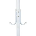 thumbnail image 5 of Mind Reader Freestanding Coat Rack, Multi-Tier Organizer for Office and Entryway, Metal, White, 5 of 14