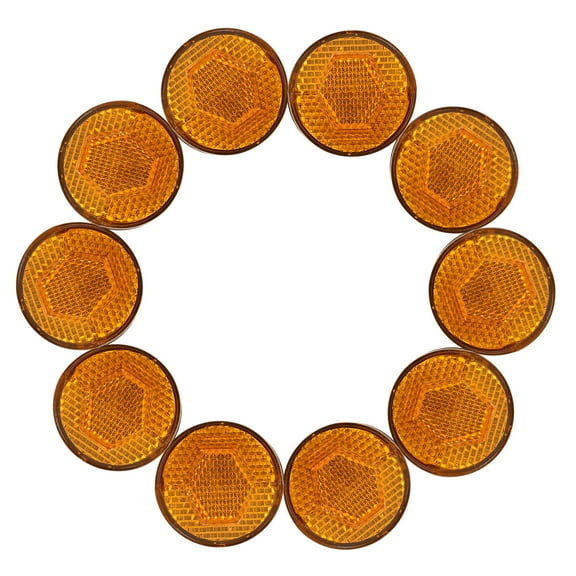 Raindrops Orange Bike Reflector High Brightness Rear Safety Light for Night Riding Visibility