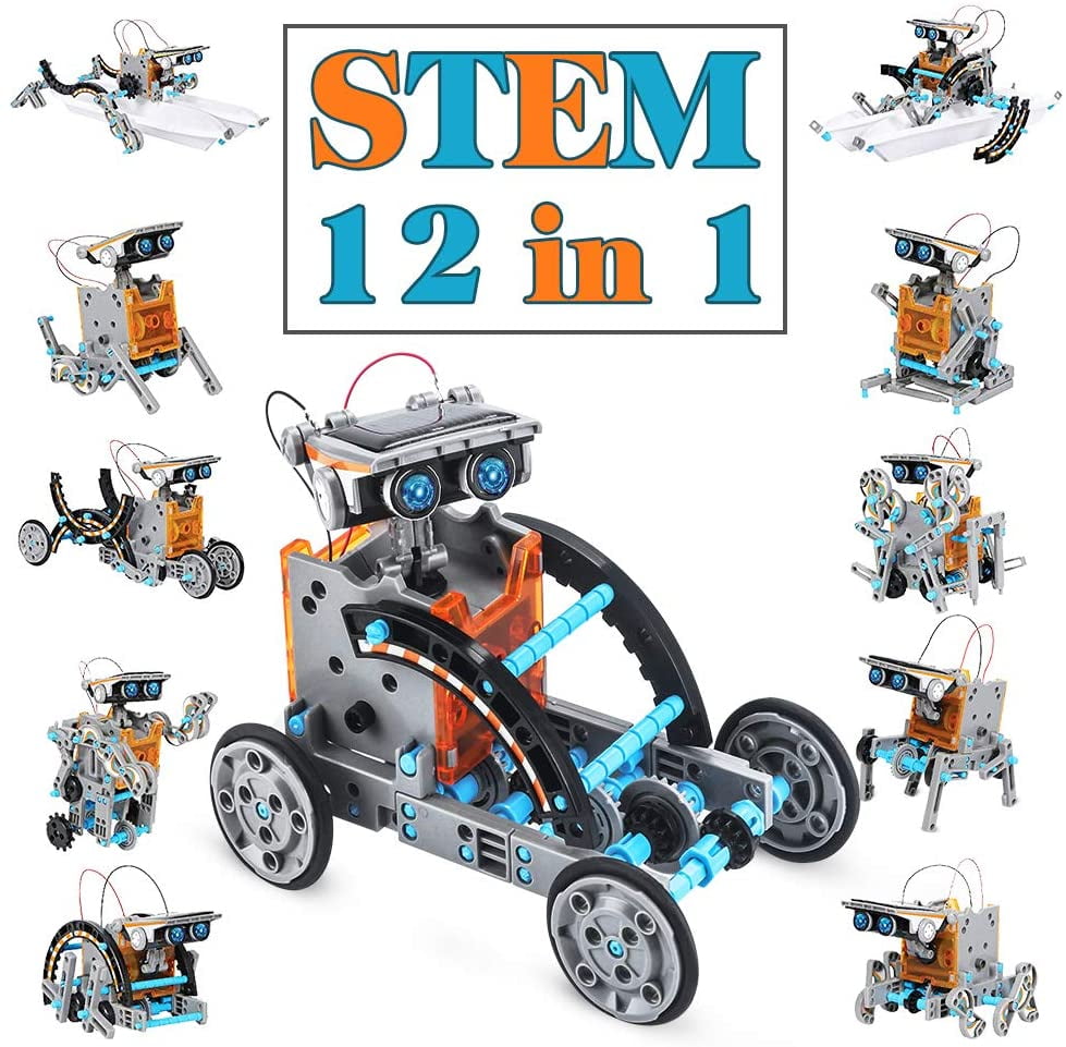 Bullworker Dreamy Cubby Boy Toys 8-12 Year Old STEM Robot Science Kit 12-in-1 Education DIY 