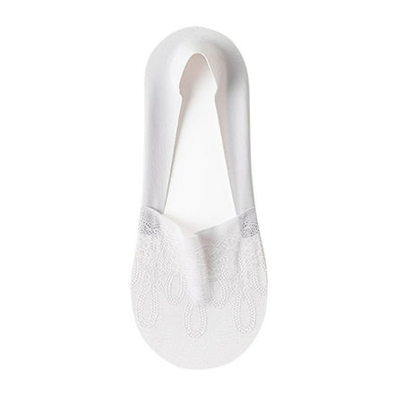 

Womens Socks Leisure Solid Color Breathable Thin Anti Slip Lace Shallow Mesh Socks