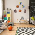 thumbnail image 4 of 6 Pack Wall Mount Ball Display Ball Storage Ball Rack Ball Holder For Basketball Football Volleyball Soccer, 4 of 5